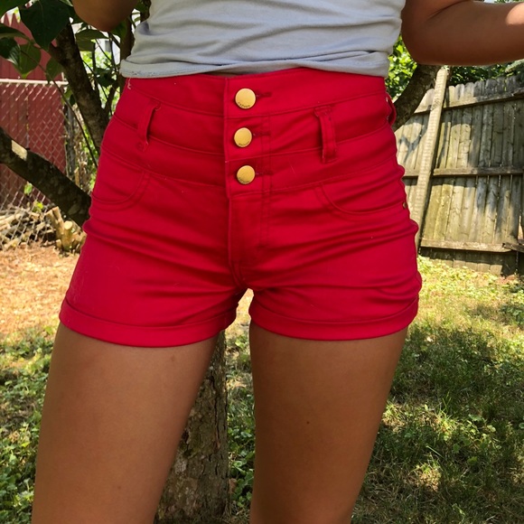 refuge high waisted shorts